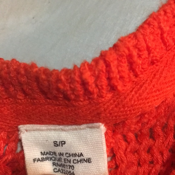 Anthropology MOTH hollow out hi/low sweater. Colorful & cute wardrobe addition - Picture 5 of 8